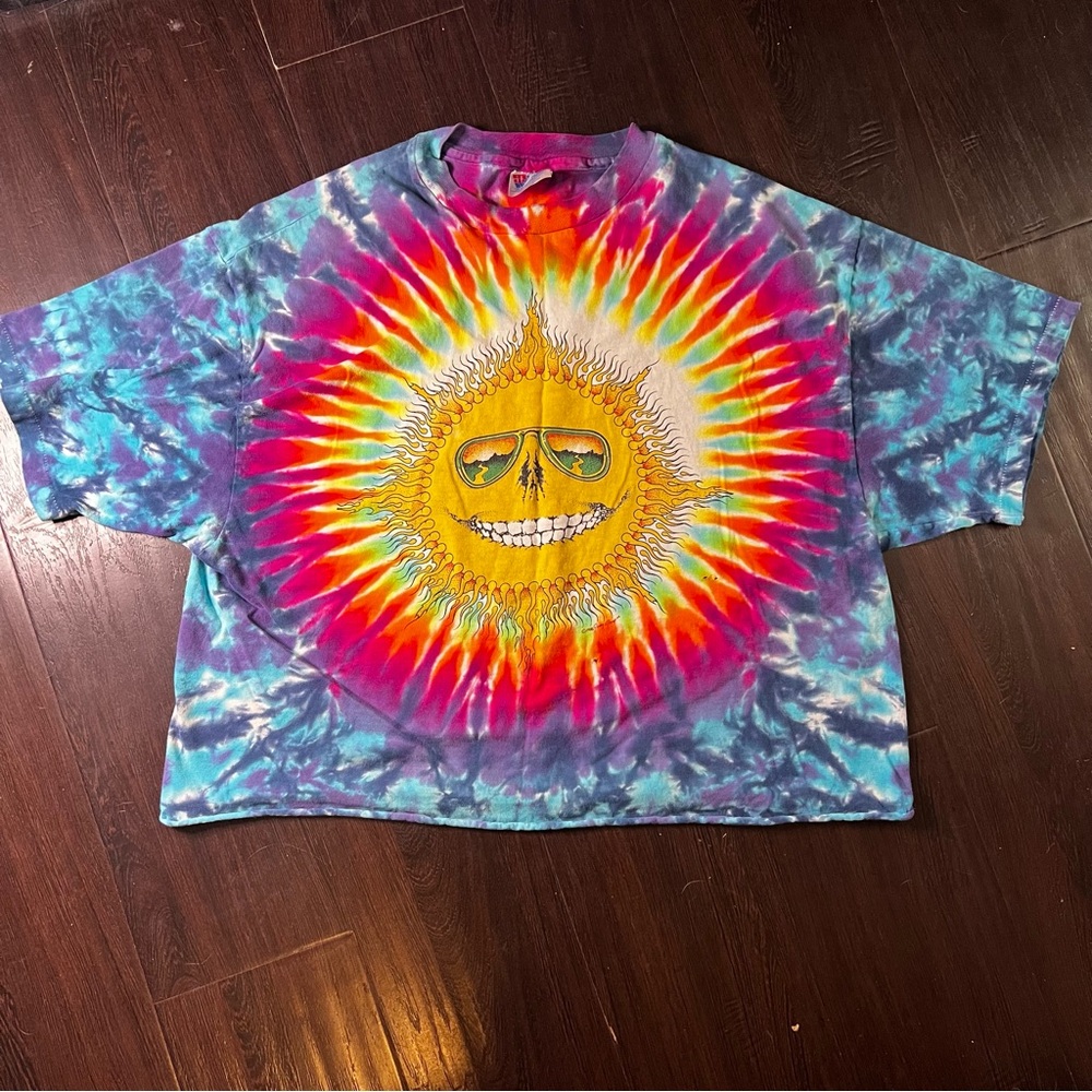 Vintage 1988 Jerry Jaspar Grateful Dead Sun & Moon Tie Dye Shirt XL